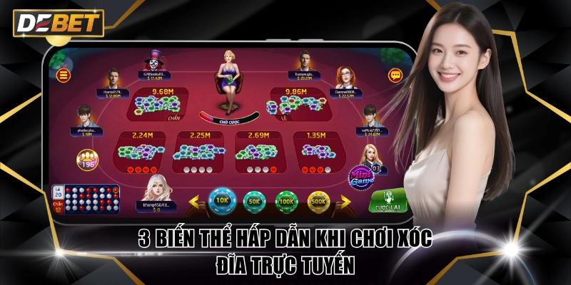 3 biến thể hấp dẫn khi chơi xóc đĩa trực tuyến