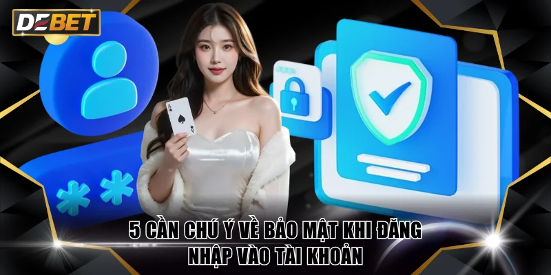 5 cần chú ý về bảo mật khi đăng nhập vào tài khoản