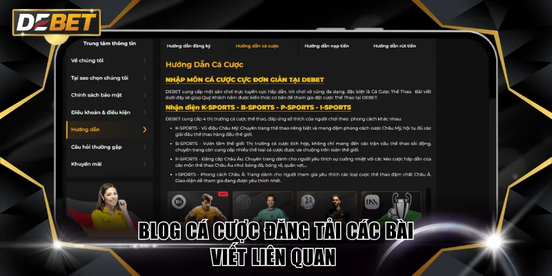 Blog cá cược đăng tải các bài viết liên quan 