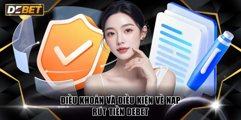 Điều khoản và điều kiện về nạp rút tiền DEBET