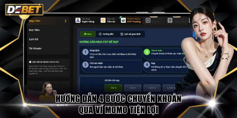 Hướng dẫn 4 bước chuyển khoản qua ví Momo tiện lợi