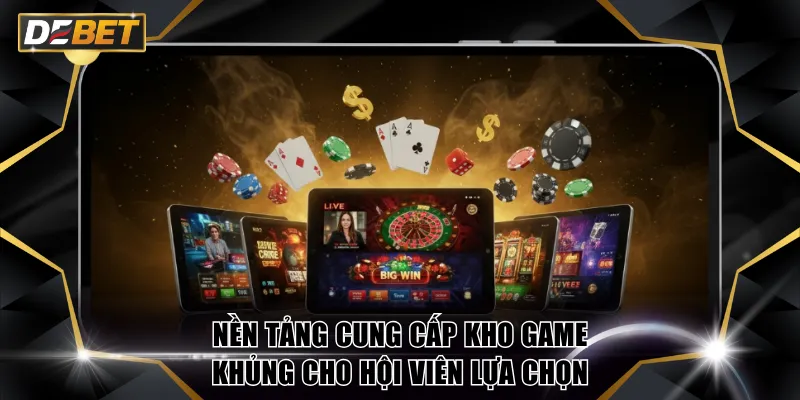 Nền tảng cung cấp kho game khủng cho hội viên lựa chọn