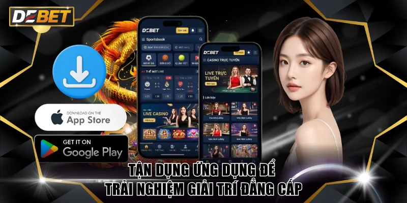 Tải App DEBET | Trải Nghiệm Cá Cược Đẳng Cấp Đức 2026 1 Tận dụng ứng dụng để trải nghiệm giải trí đẳng cấp
