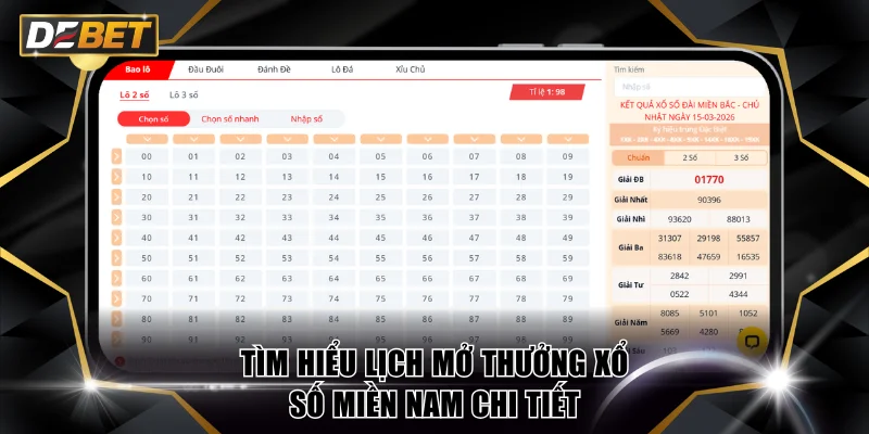 Tìm hiểu lịch mở thưởng xổ số miền Nam chi tiết